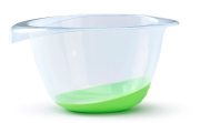 Whitefurze 2L Teal Premium Mixing Bowl